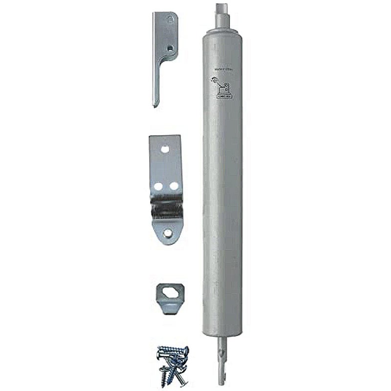 Wright Products VJ1020CAL Pneumatic Aluminum Screen Door Closer For Wood Or Metal Out Swinging Doors - Image 1